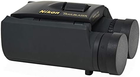 Nikon Trailblazer 8x25 ATB Black Binoculars 8218 | Waterproof, Fogproof, Dual-hinge design, Compact Binocular, Black Rubber Armoring, Mutlilayer-coated lenses | Official Nikon USA Model
