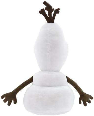 DISNEY STORE Olaf Medium Soft Toy for Kids, Cuddly Character with Fuzzy Texture and Embroidered Details, Satin Tooth, Disney Plushy Suitable for All Ages