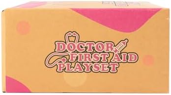Doctor Kit for Kids Girls, 34 Pcs Kids Doctor Kit for Toddlers 3-5 with Medical Storage Bag & Real Stethoscope, Pretend Play Set for Boys Girls Fun Role Playing Game