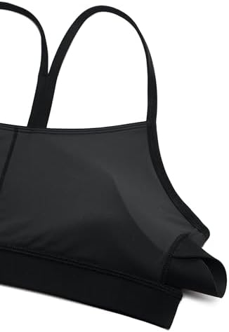 CRZ YOGA Butterluxe Womens Y Back Sports Bra - Padded Racerback Low Impact Spaghetti Thin Strap Workout Yoga Top