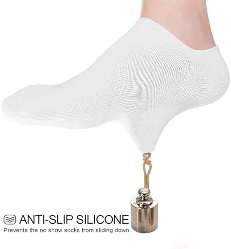 wernies No Show Socks Women Low Socks Non Slip Flat Boat Line 4/8 Pairs