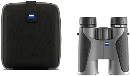 ZEISS Terra ED Binoculars 10x42 Waterproof, and Fast Focusing with Coated Glass for Optimal Clarity in All Weather Conditions for Bird Watching, Hunting, Sightseeing, Grey