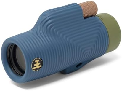 Nocs Provisions Zoom Tube 8x32 Monocular, 8X Magnification Telescope, Bak4 Prism, Wide Field of View for Bird Watching, Backpacking & Wildlife Viewing - Indigo Blue II