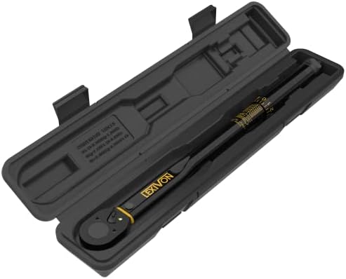 LEXIVON 3/8-Inch Drive Click Torque Wrench 10~80 Ft-Lb/13.6~108.5 Nm (LX-182)