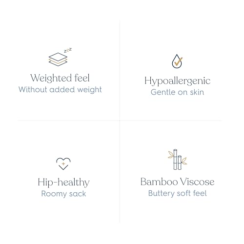 HALO Sleepsack Supersoft Wearable Blanket, Viscose Made from Bamboo, Sleeping Bag for Babies, 1.5 TOG, 6 – 12 Months, Medium, Calm Sage