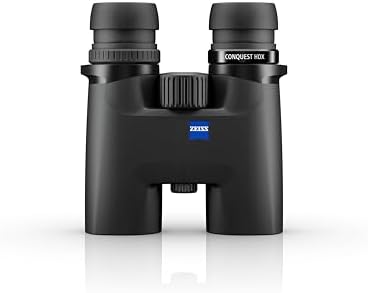 ZEISS Conquest HDX Binoculars 10x32 Waterproof, Compact with LotuTec T* HD Coated Glass for Optimal Clarity in All Weather Conditions for Bird Watching, Hunting, Sightseeing, Black