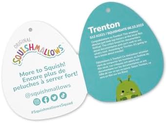 Squishmallows Original 12-Inch Trenton Green Praying Mantis with Sparkle Wings - Official Jazwares Plush