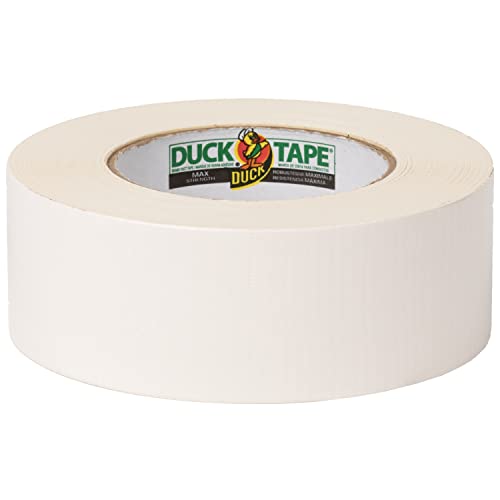 Duck Brand Max Strength Duct Tape, White, 8-Roll Pack, 1.88 Inches x 35 Yards, 242859