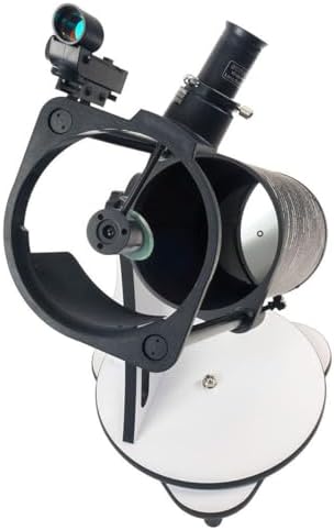 Sky-Watcher Sky-Watcher Heritage 130mm Tabletop Dobsonian 5-inch Aperture Telescope – Innovative Collapsible Design – Easy to Use, Perfect for Beginners, Black/White (S11705)