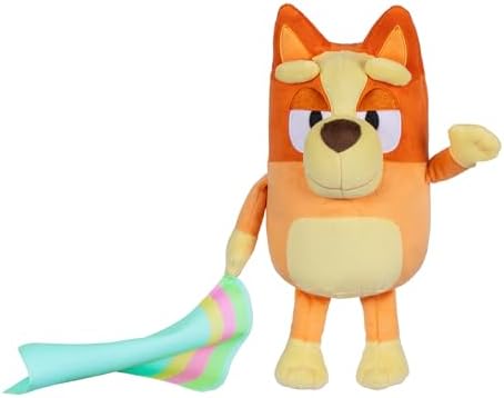 BLUEY Sleepy Time Bingo 13" Plush with Blanket, Press Bingo's Tummy to Hear 7 Phrases, Sing Along with Bingo to The Theme Song, So Soft Made with Deluxe Fabrics & Detailed Stitching | Amazon Exclusive