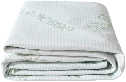 MUXHOMO Premium 100% Waterproof Queen Size Mattress Protector, Breathable Mattress Cover Queen Size Bed, Cooling 3D Air Fabric Bed Pad Cover, Deep Pocket 8"-21"