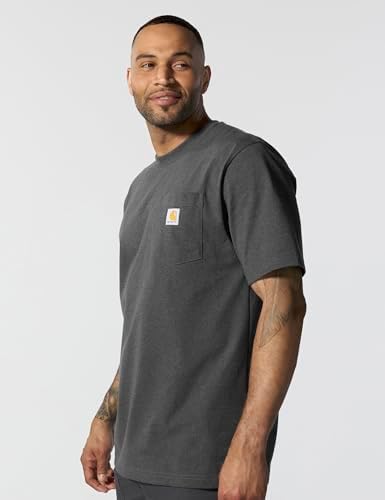 Carhartt Men's Loose Fit Heavyweight Short-Sleeve Pocket T-Shirt (Also Available in Big & Tall)