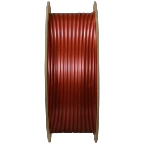 Polymaker PLA PRO Filament 1.75mm 1kg, Tough & High Rigidity Metallic Red 3D Printing Filament, PolyLite PLA PRO 3D Printer Filament 1.75mm, Print with Most 3D Printers
