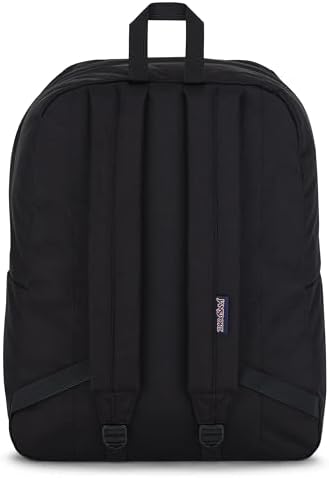 JanSport SuperBreak One Backpacks - Durable, Lightweight Bookbag with 1 Main Compartment, Front Utility Pocket with Built-in Organizer - Premium Backpack, Black