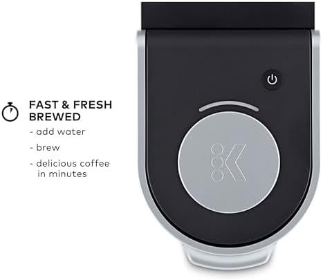 Keurig K-Mini Single Serve K-Cup Pod Coffee Maker, 6 to 12oz Brew size, with Cord Storage, Perfect for Small Spaces, Black