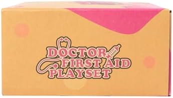 Doctor Kit for Kids Girls, 34 Pcs Kids Doctor Kit for Toddlers 3-5 with Medical Storage Bag & Real Stethoscope, Pretend Play Set for Boys Girls Fun Role Playing Game