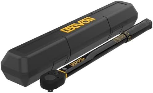 LEXIVON 3/8-Inch Drive Click Torque Wrench 10~80 Ft-Lb/13.6~108.5 Nm (LX-182)