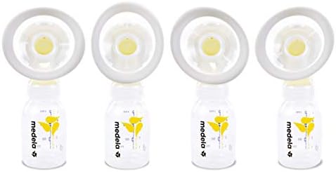 Medela Medela Breast Shields - PersonalFit Flex, 21mm Medela Breast Shield Shaped Around You for Comfortable and Efficient Pumping, Made Without BPA, Pack of 2 Breastshields, Clear, 21mm