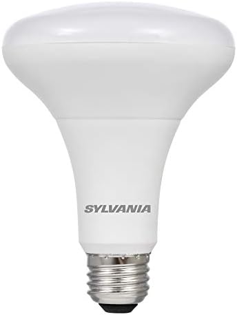 SYLVANIA ECO LED BR30 Light Bulb, 65W = 10W, Dimmable, Frosted Finish, 650 Lumens, 2700K, Soft White - 4 Pack (40870)