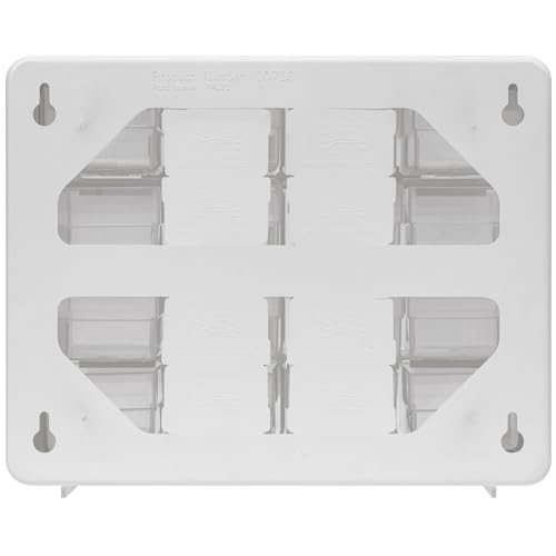 Akro-Mils 16-Drawer Plastic Drawer Storage Cabinet for Garage Organization, Beads, Makeup Organizer, Building Bricks Storage, Teacher Toolbox, 10-1/2-Inch W x 6-1/2-Inch D x 8-1/2-Inch H, 10116 White