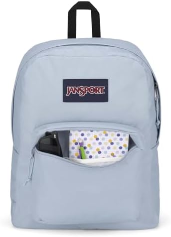 JanSport SuperBreak One Backpacks - Durable, Lightweight Bag with 1 Main Compartment, Front Utility Pocket with Built-in Organizer - Premium Backpack - Blue Dusk