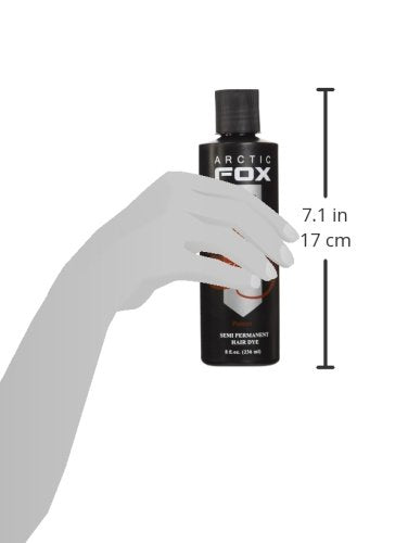 ARCTIC FOX Vegan and Cruelty-Free Semi-Permanent Hair Color Dye (8 Fl Oz, POISON)
