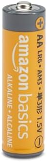 Amazon Basics AA & AAA High-Performance Alkaline Batteries Value Pack - 24 Double AA Batteries and 24 Triple AAA Batteries (48 Count)