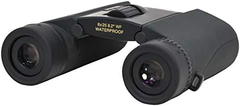 Nikon Trailblazer 8x25 ATB Black Binoculars 8218 | Waterproof, Fogproof, Dual-hinge design, Compact Binocular, Black Rubber Armoring, Mutlilayer-coated lenses | Official Nikon USA Model