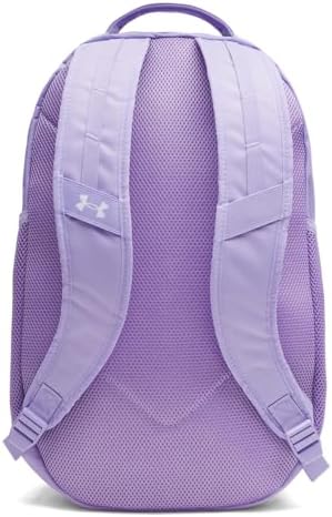 Under Armour Unisex Hustle 6.0 Backpack, (538) Transparent/Transparent/Metallic Silver, One Size Fits Most