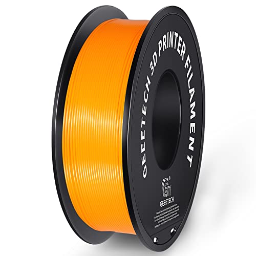 Geeetech Orange PLA 3D Printer Filament,PLA 3D Printer Filament 1kg Spool(2.2lbs) Dimensional Accuracy +/- 0.02mm, 3D Printing Filament Fits for Most FDM 3D Printers