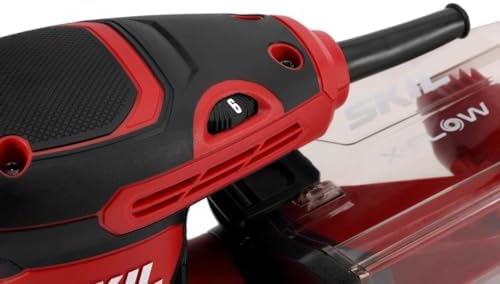 SKIL 5” Random Orbital Sander with Cyclonic Dust Box & 3pc Sanding Sheet - SR211601, Multicolor