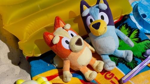 Bluey & Bingo Small Plush Bundle – 2 Pack Soft Stuffed Animals for Kids, Perfect Size for Little Hands, Cuddly Travel Toys, Embroidered Faces, Gift for Toddlers Ages 3+