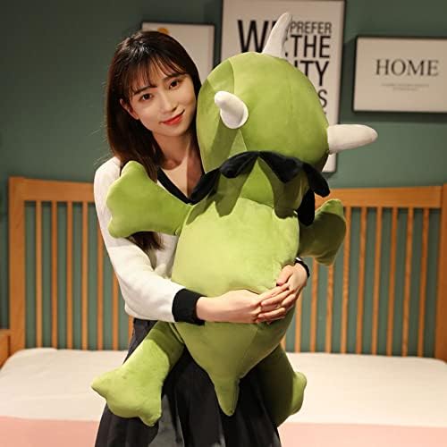 SQEQE Weighted Dinosaur Plush, Weighted Dinosaur Stuffed Animal, Dino Plushies Dino Pillow Toy Gift for Kids Adults 23.6 Inch, 3.1 Lbs