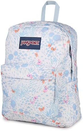 JanSport SuperBreak One Backpack - Durable, Lightweight Bag with 1 Main Compartment, Front Utility Pocket with Built-in Organizer, Premium Backpack, Fluttering Fields