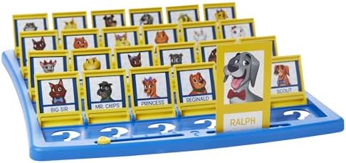 Hasbro Gaming Guess Who? Board Game, with People and Pets Cards, The Original Guessing Game for Kids, Ages 6 and Up (Amazon Exclusive)