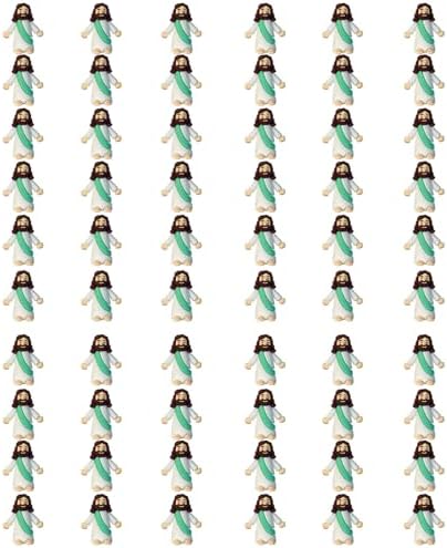 Mini Jesus Figures, Set of 30pcs Action Figures Little Jesus Figures, Tiny Jesus Figures to Hide and Seek Religious Gifts for Easter Egg Stuffers