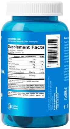 Goli Ashwagandha & Vitamin D Gummy 120 Count - Relax. Restore. Unwind. (Mixed Berry, KSM-66, Vegan, Plant Based, Non-GMO, Gluten-Free & Gelatin Free), Pack of 2
