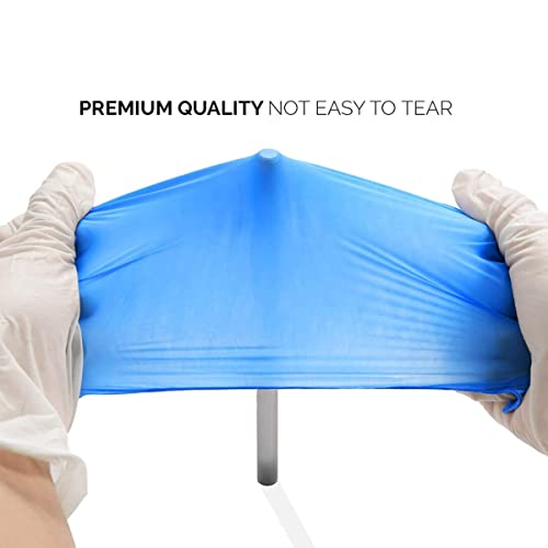 Basic Medical Synmax Vinyl Exam Gloves - Latex-Free & Powder-Free Disposable Glove - Large, BMPF-3003(1000 Pcs)