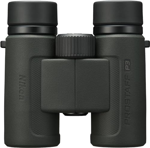 Nikon PROSTAFF P3 10x30 Binocular | Waterproof, fogproof, Rubber-Armored Compact Binocular, Wide Field of View & Long Eye Relief | Official Nikon USA Model