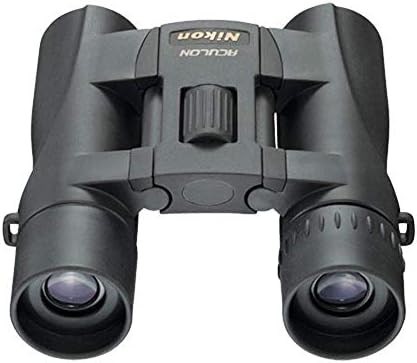 Nikon ACULON A30 10x25 Black Binocular | Dual hinge design, Fully multi-coated lightweight Binocular, Smooth Central Focus Knob | Official Nikon USA Model