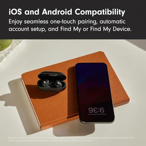 Beats Solo Buds - Wireless Bluetooth Earbuds | 18 Hours of Battery Life | Apple & Android Compatibility | Built-in Microphone - Matte Black