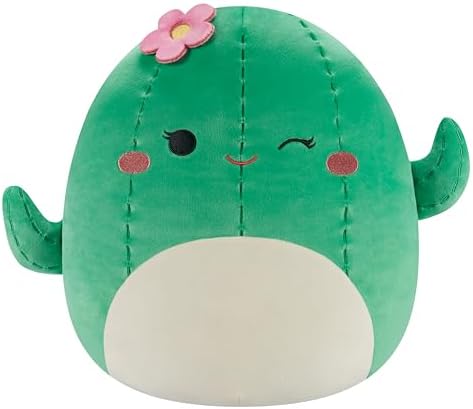 Squishmallows Original 12-Inch Maritza Green Cactus with Pink Flower - Official Jazwares Plush