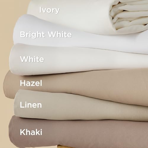 Bedsure White Duvet Cover Queen Size - Soft Double Brushed Bedding Set for Kids & Adults, Zipper Closure, 3 Pieces, Includes 1 Duvet Cover (90"x90") & 2 Pillow Shams, NO Comforter