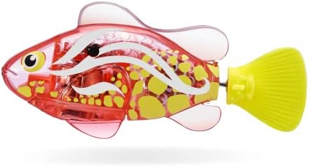 Robo Alive Robo Fish Series 2 (Hot Pink + Pink 2 Pack) by ZURU Robotic Swimming Fish Water Activated, Changes Color, Comes with Batteries, Amazon Exclusive,Multi,7165H