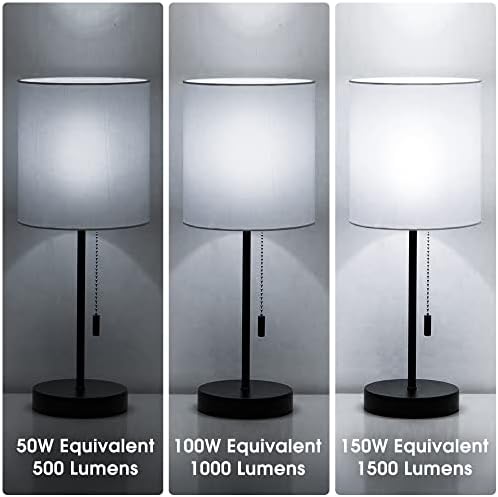 Briignite LED Light Bulbs, ๐๐๐๐ฒ ๐๐๐ ๐๐ข๐ ๐ก๐ญ ๐๐ฎ๐ฅ๐๐ฌ 50 100 150W Equivalent, Three Way A19 Light Bulbs E26 Medium Base, Daylight White 5000K, 500lm-1000lm-1500lm, 2Pack