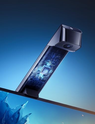 Govee TV Backlight 3 Lite with Fish-Eye Correction Function Sync to 55-65 Inch TVs, 11.8ft RGBICW Wi-Fi LED Strip Lights with Camera, 4 Colors in 1 Lamp Bead, Voice and APP Control, Adapter