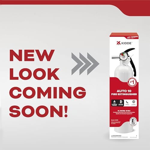 Kidde Fire Extinguisher for Vehicles, Cars, Trucks, Single-Use 10BC