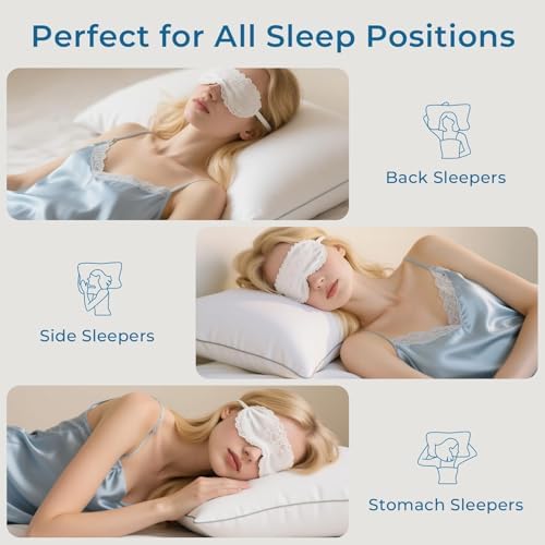 Sasttie Pillows Queen Size Set of 2, Bed Pillows for Side, Back, and Stomach Sleepers - Oeko-Tex Certified Down Alternative Plump Filling - Hotel Quality and Machine Washable, 2 Pack