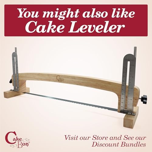 Cakebon Cake Boards - Sturdy 1/2 Thick Drums - 10 Inch Professional Fully Wrapped Edges White 6-Pack