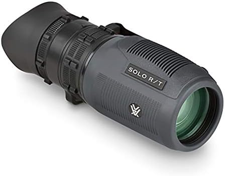 Vortex Optics Solo R/T 8x36 Monocular - MRAD Based Ranging Reticle, Utility Clip, Adjustable Eyecup, Rubber Armor, Non-Slip Grip, Fogproof, Waterproof - Unlimited, Unconditional Warranty
